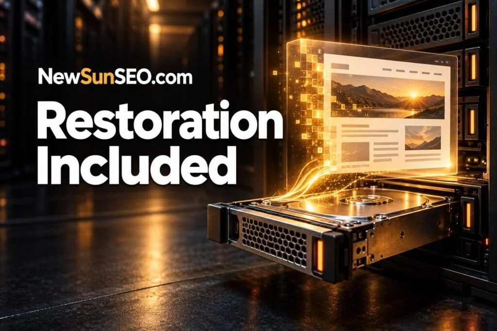 Restoration Included - Managed Hosting & Website Security | NewSunSEO