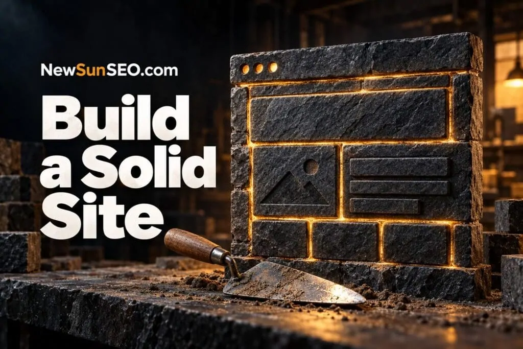 Build a Solid Site - Masonry AI-SEO | NewSunSEO