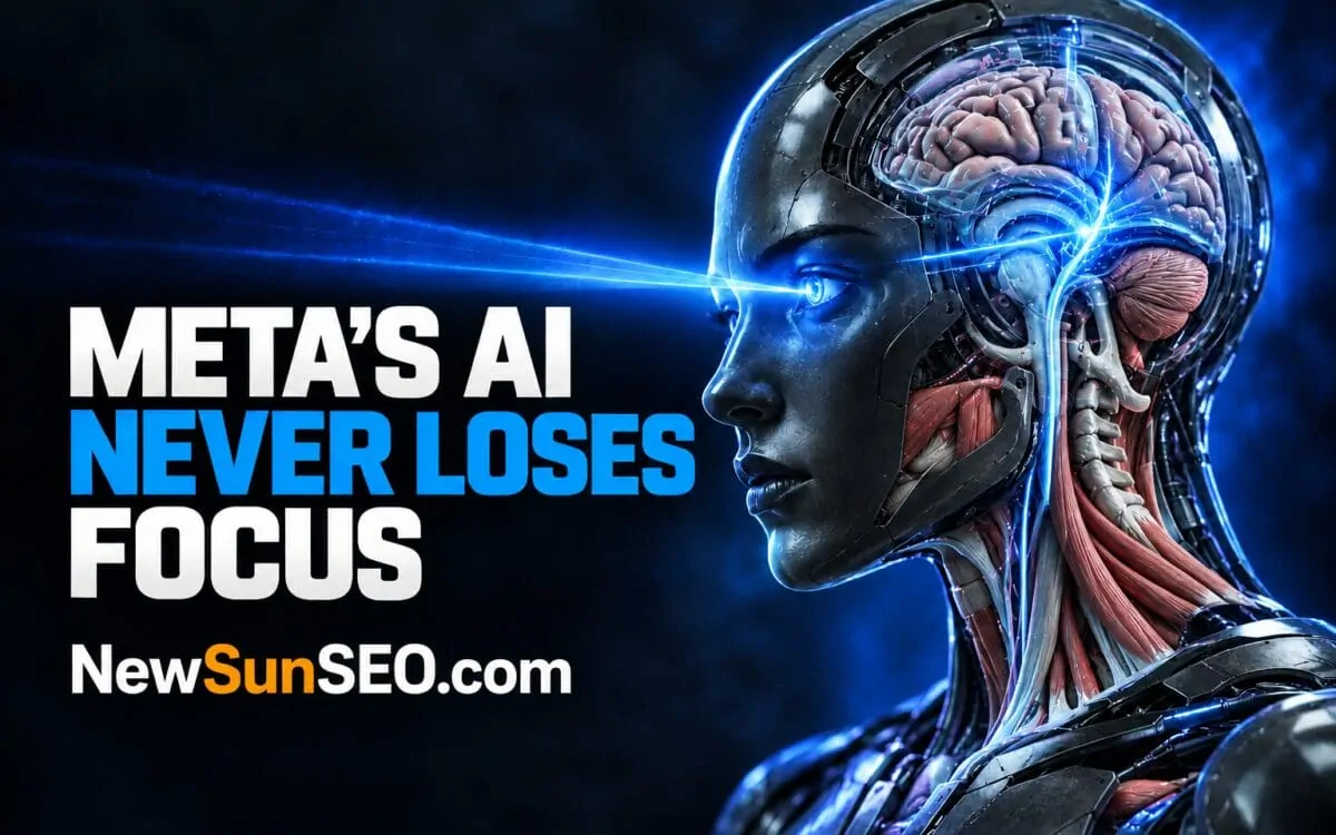Meta's Muse Wonder frontier AI agent visualized as a robotic humanoid with glowing brain