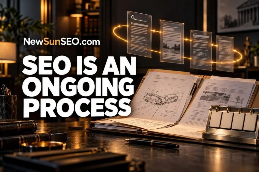 SEO Is an Ongoing Process - Personal Injury Law Firm AI-SEO | NewSunSEO