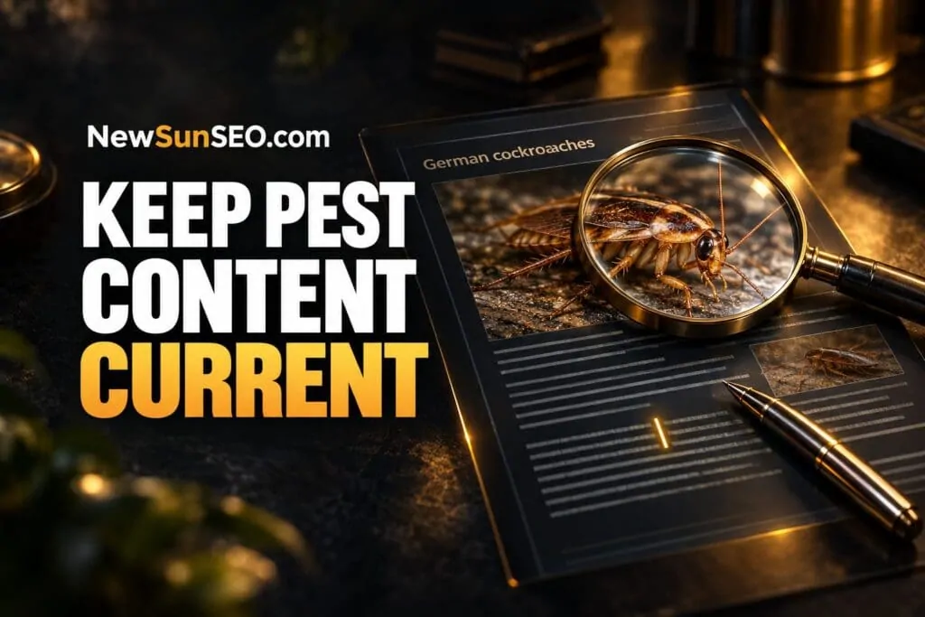 Keep Pest Content Current - Pest Control AI-SEO | NewSunSEO