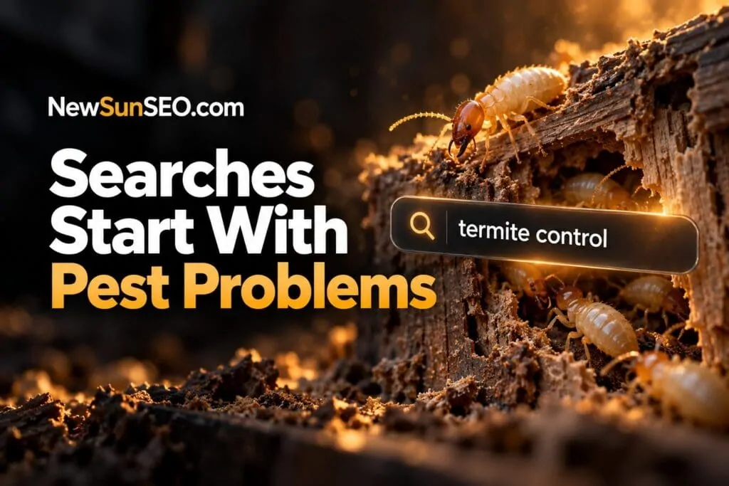 Searches Start With Pest Problems - Pest Control AI-SEO | NewSunSEO