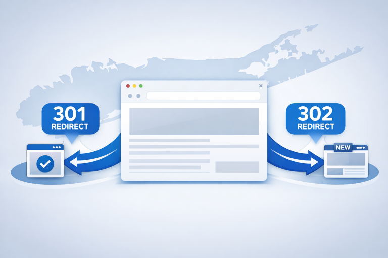 301 and 302 redirect pathways routing URLs to new destinations