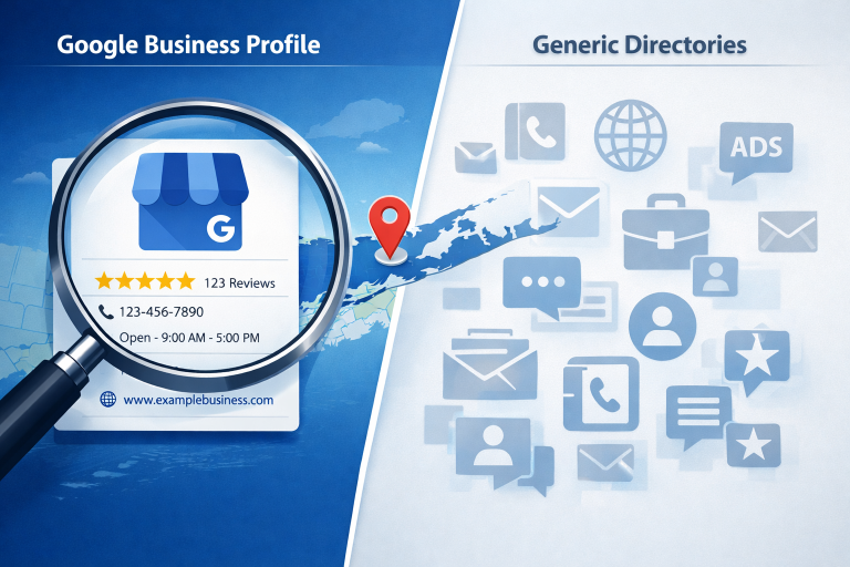 Comparison of Google Business Profile optimization versus paid citation services
