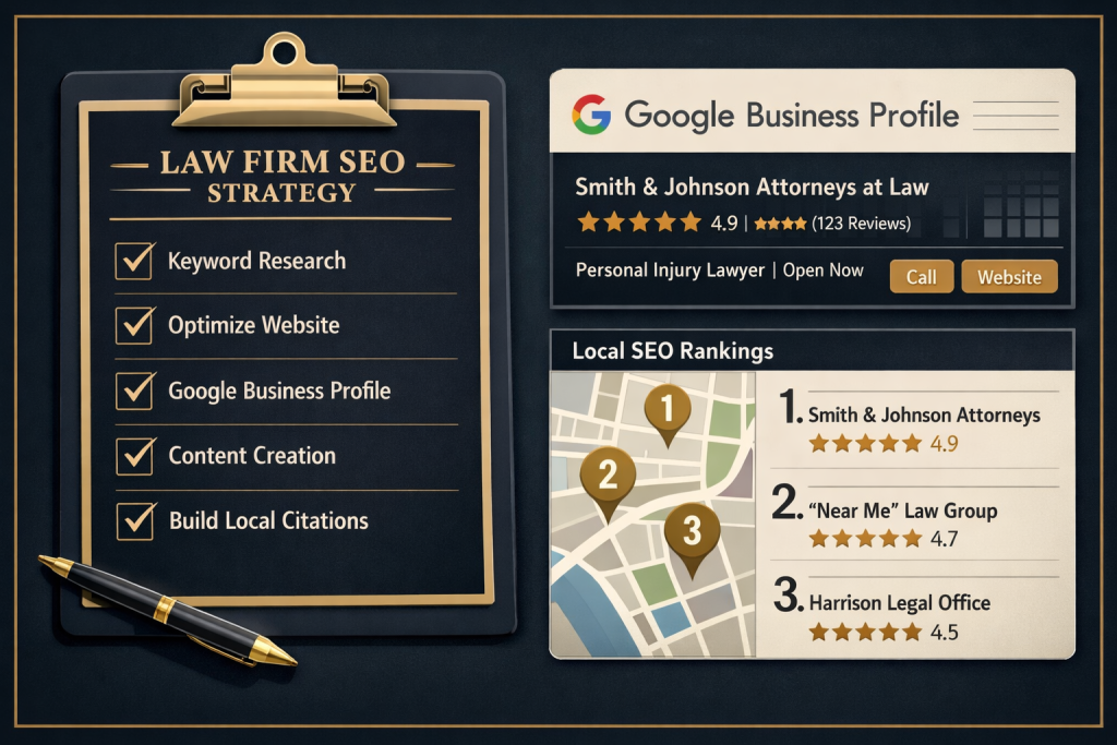 Law firm SEO checklist action plan for Long Island attorneys 2026
