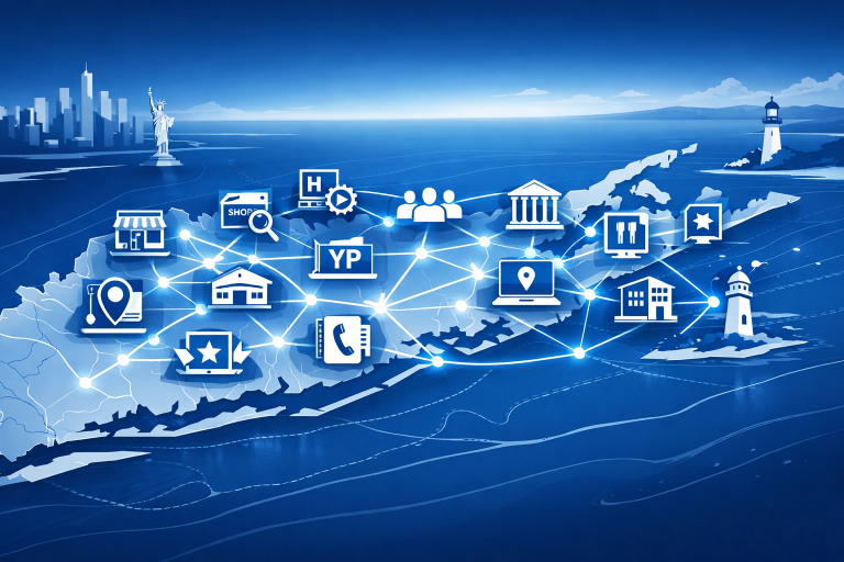 Long Island businesses connected through local link building directories and partnerships
