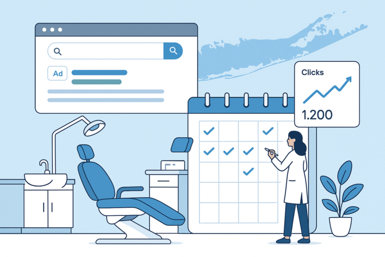 Google Ads PPC dental practice Long Island