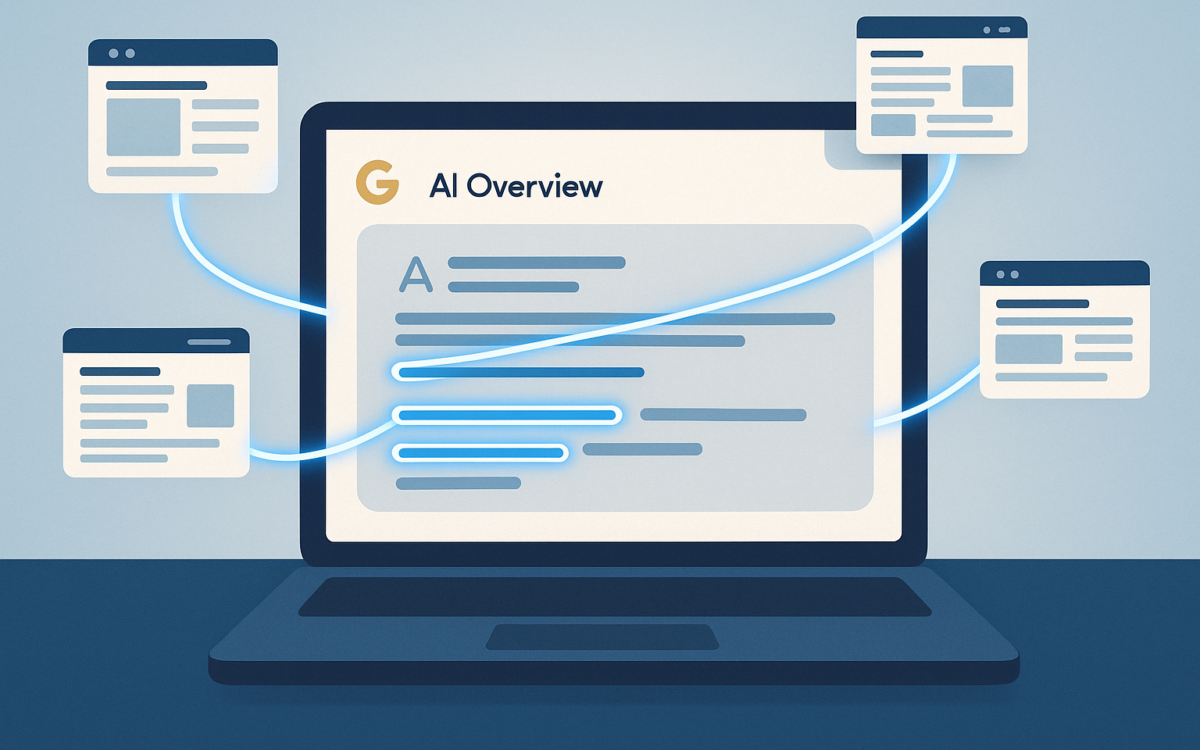 Google AI Overviews with inline links to websites SEO 2026