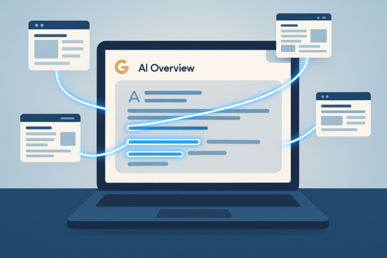 Google AI Overviews with inline links to websites SEO 2026