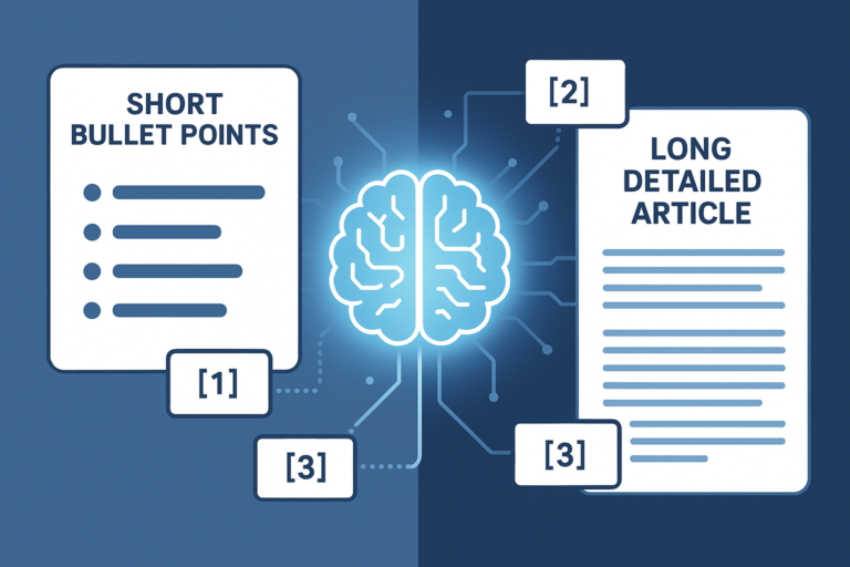 Short vs long content for AI Overviews SEO strategy