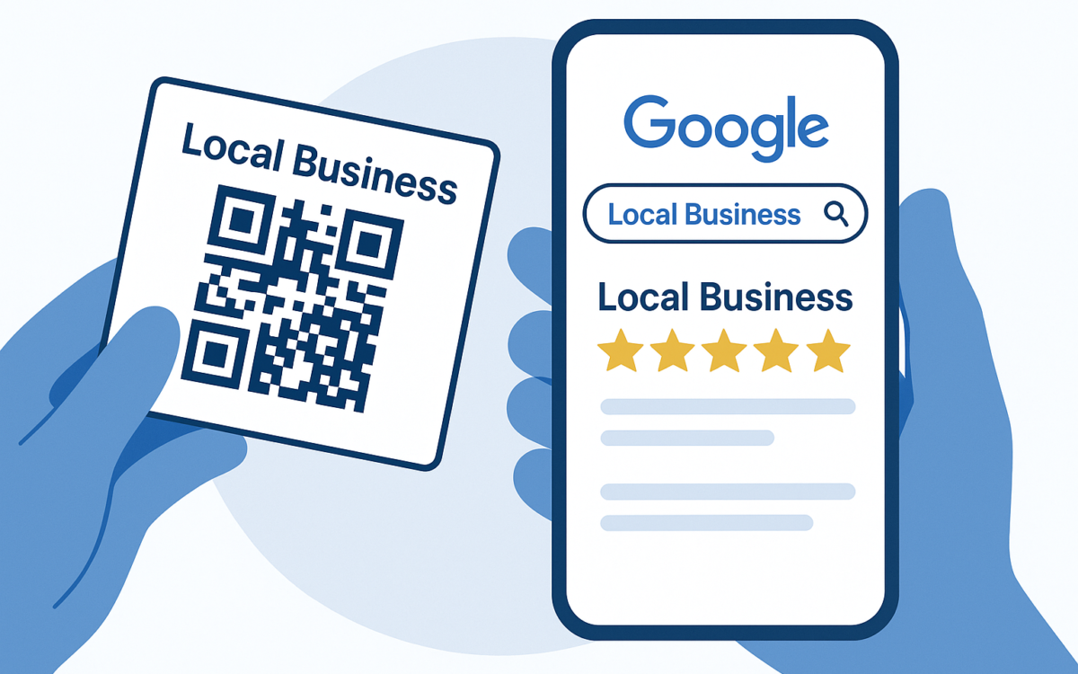 QR code Google reviews strategy for local business