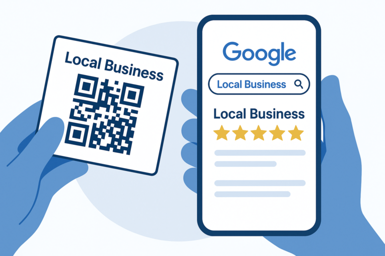 QR code Google reviews strategy for local business